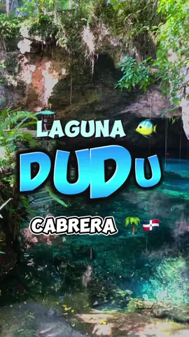 El lugar más famoso de Cabrera este es @dudu_lagoon 🐠 Este cenote ubicado en 📍Cabrera 🇩🇴 es el más visitado del país , por su famoso zip line donde te puedes lanzar cuantas veces quiera por 50 pesos 💰 una aventura extrema para perder el miedo a la alturas  @dudu_lagoon también cuenta con restaurantes donde vende de todo! Cuenta también con más balneario o más cenote , solo en dos te puedes bañar  @dudu_lagoon Es un lugar sumamente hermoso para disfrutar en familia 👨‍👩‍👧‍👦 Y tú ya visitaste este lugar? Comenta tu experiencia! Comparte y guarda este video 💾 . . . #reels #reelsinstagram #cabrera #cabrerard #norterd #cabreracity☀️🌴 #nagua #riosanjuan #lagunadudu #lago #lagos #lagoon #cenote #cuevas #tainos #republicadominicana🇩🇴 #playa #balneario #aguaazul #santodomingo #samana #lasterrenas #lugares #dudulagoon #dominicanrepublic🇩🇴 #turismord #parati 