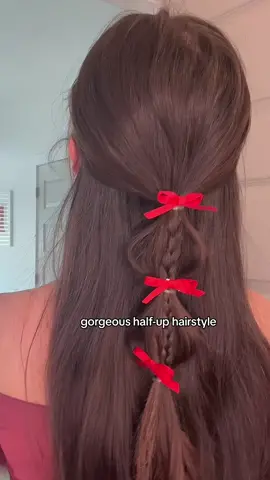 I love love love this one #easyhairstyles #hairtok #halfuphairstyle #braidedhairstyle 