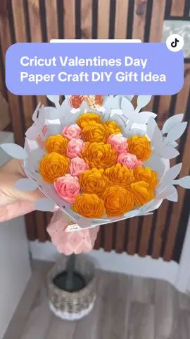 A Cute Valentine’s Day Paper Craft. This DIY gift idea can be made with your die-cutting machines and this was made with my Cricut explore air. The cardstock I like to use is from Astrodesigns and the pack was called Bold Boho. Let me know if you would like the svg file.  #cricutmade #cricutproject #papercraft #valentinesdaygift 