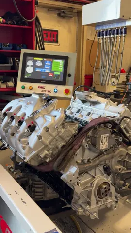 Inside a 6.7L Powerstroke Tow Monster build - this one is modified slightly for the customer, but it’ll preform and work excellent for their needs #powerstroke #enginebuild #enginebuilding #enginerepair 