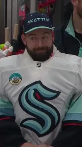 Chris too real for this 😂  #SeaKraken #NHL #hockey 