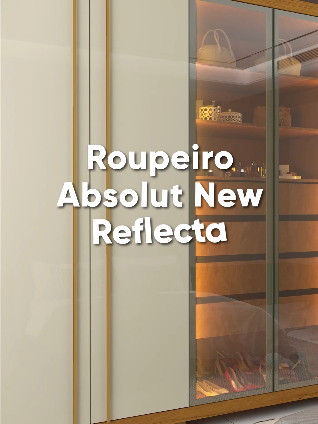 Moderno e funcional, o Roupeiro Absolut New Reflecta c/ portas de vidro e luz LED foi pensado para facilitar sua rotina e se destacar na decoração do quarto! 🤩❤️ #foryou #fy #africa #angola #launda #móveis #MADiallo #decoration #decoração #casa #Home #geliusmóveis #mobiliário #mobílias #tiktok #guardafato #roupeiro #guardaroupa #decora #dormitório #quarto #roupas #maleiro #luzled