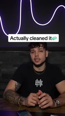 Actually cleaned his tat #fyp #tattoos #fypage #tattooideas #tatted #tattooartist #reaction #HealingJourney #healingtattoo 