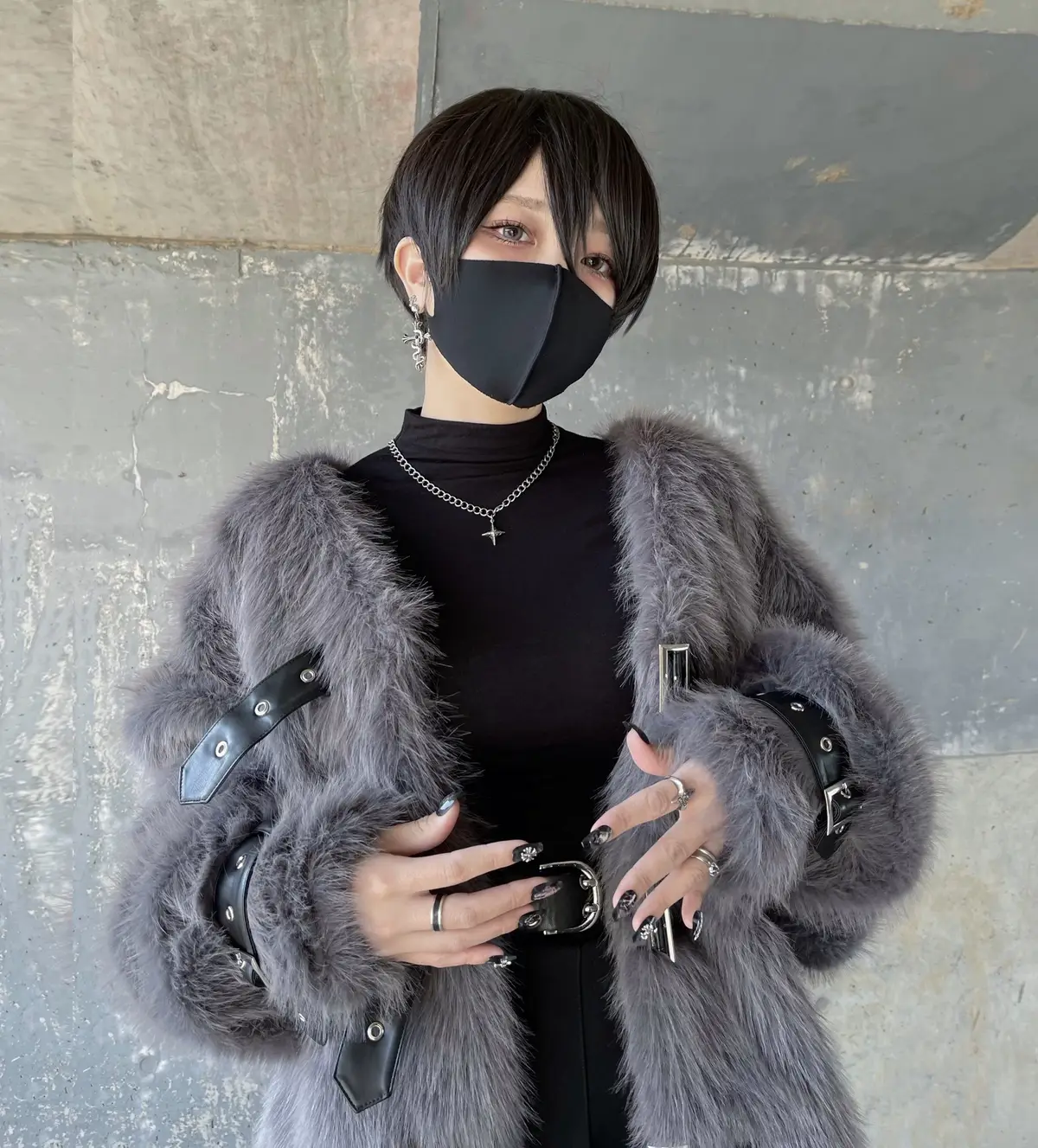 #gibous #ファーアウター #ファーアウターコーデ 