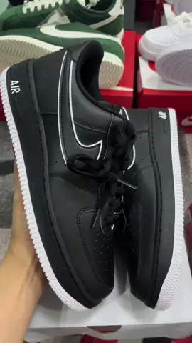 Nike Air Force 1 ‘07 ‘Black/White’ #airforce #nike #shoes #tiktokootd #fyp 