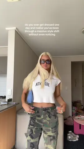 six months ago i would’ve seen a girl in this outfit and thought “i wish i dressed like that” and now i do?