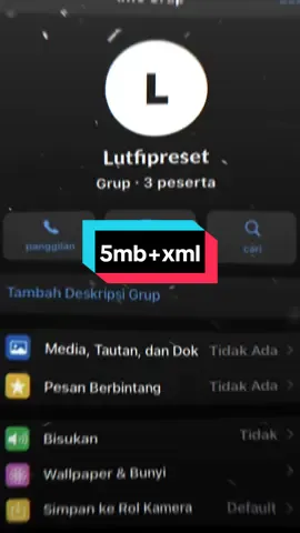 #Lutfipreset ; kuy collab 1group😋 #fypシ #presetdibawah5mb #presetxml #fyp 