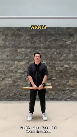 Warm-Up Exercise in Arnis  • Double Arms Extended Wrist Rotation #ArnisPH #PathFit4 #PEisLife