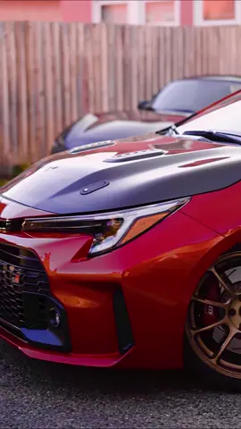 Sunsets 🔥 . . . . . #toyota #grcorolla #corolla #gazooracing #gazoo #gr4 #grc #grfour #fortuneauto #fortuneautousa #volk #volkracing #volkrays #rayswheels #rays #carvideography #carvideo #carvids 