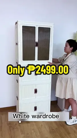CD Wardrobe 440L Home Cabinet Modern Closet With Hanger Multipurpose large capacity Transparent door Magnetic suction door With universal wheels Large size bedroom Closet Organizer#wardrobe #homecabine#clothescabinet #livingroom #bedroom #whitecabinet #tiktokshop #topsellingproduct #homestorageph 