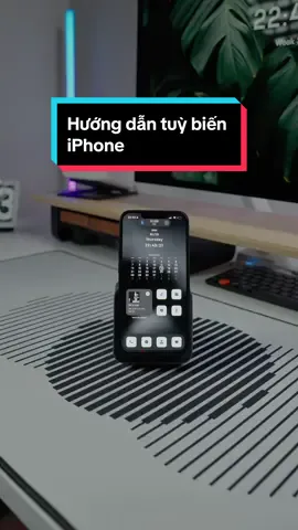 Hướng dẫn tuỳ biến giao diện iPhone #iphonetricks #ThanhThoiLuotTet #desksetup #deskaccessories #LearnOnTikTok #iphonecustomization 