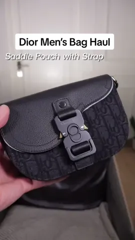 เปิดถุงกระเป๋า Dior Men รุ่น Saddle Pouch with Strap #diorbag #diormen #diorsaddlebag #diorhaul #luxurybag #dior 