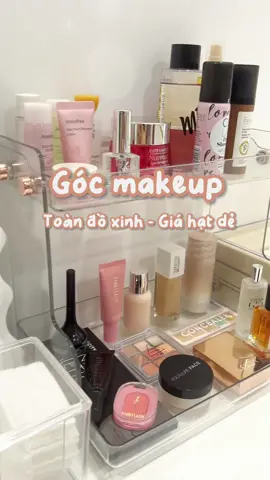 Góc makeup decor full trắng vầy xinh hen mấy bà, mà giá cũng hạt dẻ quá chừng #tiktok #decosa #viral #decoration #xuhuong #tet #gio #xuan 