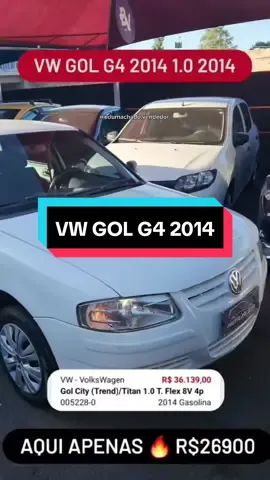 Gol G4 2014 4 portas, o mais bonito da cidade 😍 #vwgol #vw #volkswagen #carro #curitiba 