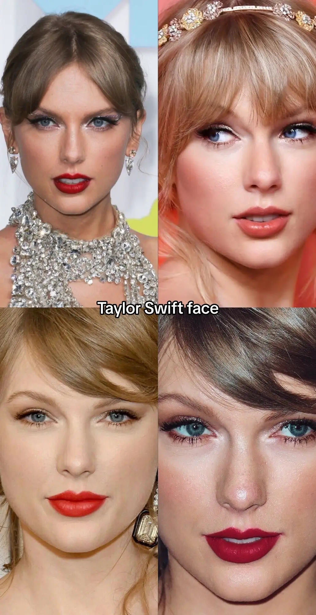 Tão linda de todas as formas. ❤️‍🩹  #taylorswift #face #profile #eyes #makeup #hair #smile #nails #body #taylorsversion #taytay #viralvideo #taytay #perfect #viralvideo #beautiful #beautifulgirl #Home 