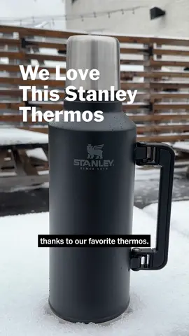 Maybe you’re sick of hearing about Stanley cups, so let us tell you all about our favorite Stanley thermos instead. #stanley #winter #outdoorlife 