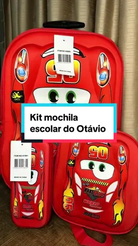 Kit mochila escolar do Otávio 🎒👦 E vocês ja compraram a mochila desse ano? Aqui chegou nos 45m do segundo tempo! Kkkkkk  . . . . . #maternidade #voltaasaulas #kitmochila #temacarros 