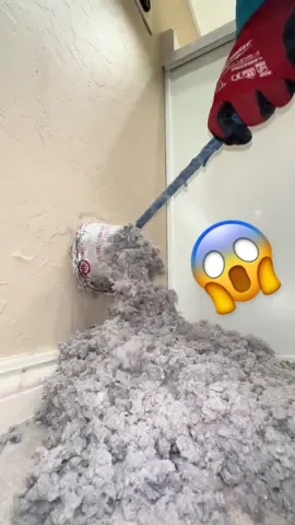 First dryer vent cleaning since 2004. 20 years of lint! #oddlysatisfying #dryerventcleaning #asmr #CleanTok 
