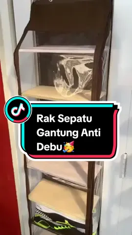 Rak Sepatu Gantung Anti Debu🤩 Bahan berkualitas, kuat dan kokoh😎 Cuss langsung Klik Keranjang Kuning sebelum kehabisan🥳 #raksepatu #raksepatugantung #rakgantung #fyp 