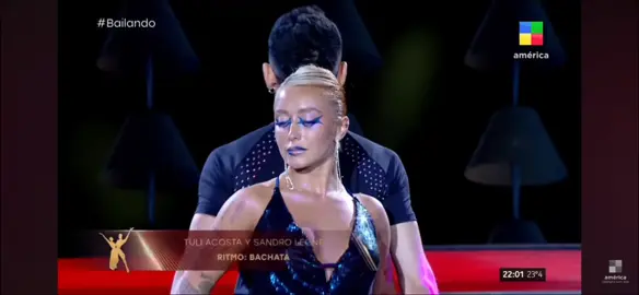 La #Bachata de #tuliacosta en el #bailando2023 💃🏼❤️‍🔥#parati #fyp #dance #viral 