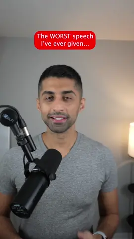 The worst speech Ive ever given…