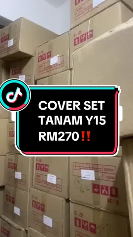 COVER SET TANAM Y15 V1 V2 ‼️ #y15zrmalaysia 
