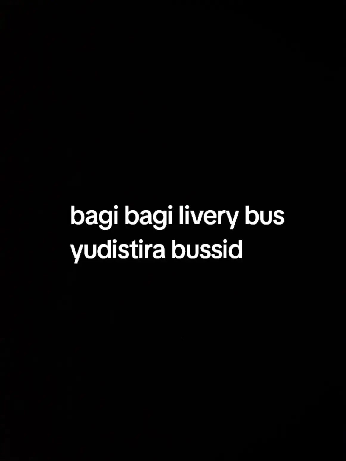 ini beneran #liverybussid #liverybusyudistira