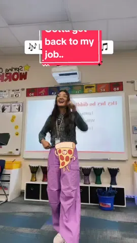 The singing English Elementary school Teacher