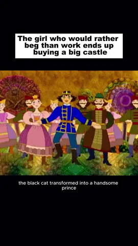A girl who makes a living by begging actually bought a castle#tiktok #animecommentary #anime 
