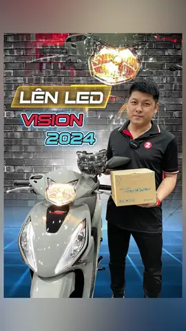Honda Vision 2024 lên đèn led 2 tầng ra đường ai cũng phải ngước nhìn #denled  #denled2tang  #zhipat  #Vision  #shop2banh  #longervideos