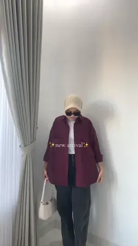 new arrival unlock!!😍😍 kalian pilih warna apa nihh?? #kemeja #kemejaoversize #outfitoversize #fyp #fypシ 