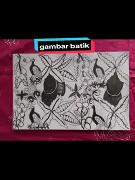 gambar batik  #drawing#batik#gambar#zentangleart#senigambar#flowers#artsketchbook#pensil#blackandwhite 