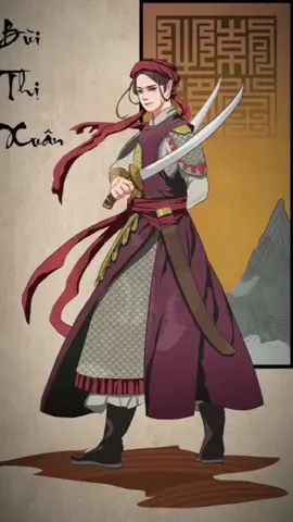 Bùi Thị Xuân là nữ tướng thời Tây Sơn, người thôn Phú xuân, xã Bình Phú, huyện Bình Khê, tỉnh Nghĩa Bình, nay là thôn Xuân Hòa, xã Bình Phú, huyện Tây Sơn, tỉnh Bình Định. Bà là cháu của Thái sư Bùi Đắc Tuyên, là vợ của quan Thái phó Trần Quang Diệu, một danh tướng thời Tây Sơn. Năm 16 tuổi, Bùi Thị Xuân theo nghĩa quân Tây Sơn xã thân vì nghiệp lớn chống lại cường hào, địa chủ và tập đoàn Nguyễn Ánh. Nhận thấy tài năng và đức độ của Bùi Thị Xuân, Nguyễn Huệ đã phong cho bà làm tướng thống soái đội nữ binh năm ngàn người. Là người có tài điều khiển voi, Bùi Thị Xuân còn chỉ huy đội chiến tượng của Tây Sơn. Dưới ngọn cờ của phong trào Tây Sơn và Anh hùng áo vải Nguyễn Huệ, Bùi Thị Xuân luôn thể hiện rõ sự tinh thông võ nghệ và sự can đảm, cùng chồng ra trận lập nhiều công lớn.( Nguồn:bebeothi , voice: Lê Như )#master2024bytiktok #xuhuongtiktok #buithixuann#daylichsu #Nhistorys 