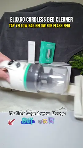 ELUXGO EC19B Cordless Bed Vacuum Cleaner #tiktokshopsingapore #tiktokshopfinds #TikTokMadeMeBuyIt #好物推荐 #好物分享 #vacuumcleaner #bedvacuum #dustmites #createtowin 