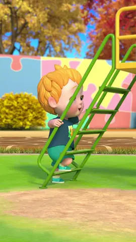 Baby And Slide. #kids #preschool #kidsactivities #kindergarten #toddler #nurseryrhymes #baby #animation #cartoon #kidslearning #nunutv