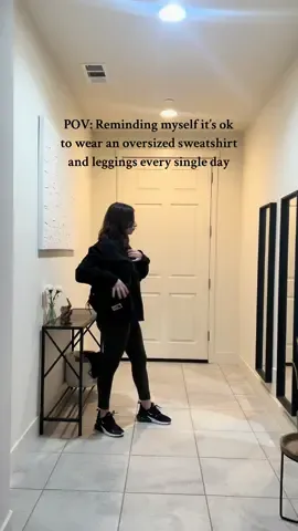 Leggings and sweaters are life #sahm #OOTD #outfitofeveryday #MomsofTikTok #fyp #foryoupage #relatable 