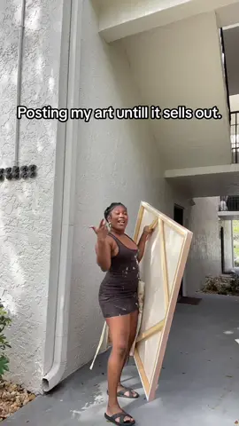 This piece just reminds me to love myself. 🙈 #blackart #blackgirlart #blackwomen #loveart #artistsoftiktok #artwork 