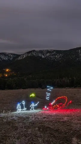 Dragon 🐉 Comment what I should light paint next! #lightpainting #art #photography 