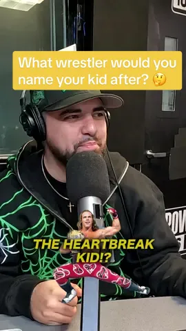 Naming your kids after wrestlers is FIRE! #brownbagmornings #brownbag #power106 #losangeles #california #morningshow #radioshow #WWE #wrestling #WrestleMania #wrestlingtiktok 