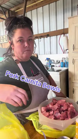 Pork Carnita Bowls…. Made these Tuesday #pork #carnitas #cilantro #food #instantpot #ninja #FoodTok #cooking #mexicanfood #cilantrolimerice #fy #fyp 