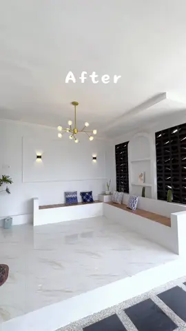 Ijin ikut trand yah!!🤪💙#rumahminimalis #terasaesthetic #terasalacafe 