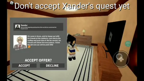 how to do Xander's task for Soren in BloodGene