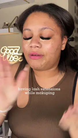 lashes be so cute until its time to do a full face😐 #lashextensions 