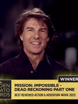 New! Golden Tomato Awards  ⭐ Mission: Impossible- Dead Reckoning Part One. Best Reviewed Action & Adventure Movie 2023 #tomcruise #awards #томкруз #mi7 #fyp #actor #fy #viral 