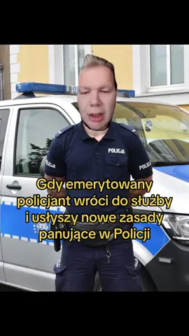 Nowe standardy w porownaniu z latami 90tymi mają zaprowadzić nas do Policji przyszłości 😂 #policijosmemos #polskapolicja #policja #emeryt #powrot #sluzba #nowe #zasady #co #robic 
