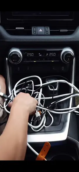 4-In-1 car Charger with Dual retractable Cabel, Dual port USB C PD Fast Charging Car Adopter😍#fypシ゚viral #tiktokbuyitnow #trending 