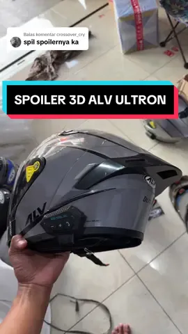 Membalas @crossover_cry pakai Spoiler 3D makin kece Lurr😎 #spoiler3dalvultron #spoilerhelm #alvultron 