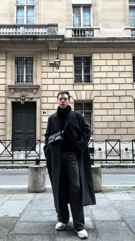 monochromatic for life 🩶  - - - - -  #scandinavianstyle #paris #monochrome #menswear #OOTD #fyp #foryou #fy #pfw #streetwear #cphfw #StreetStyle #grey #styleinspo #style #norwegian 