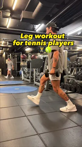 Killer leg workout 🔥🏋🏻‍♂️ #tennistok #workout #tennis #Fitness 