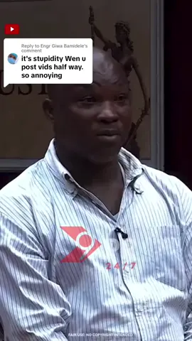 Replying to @Engr Giwa Bamidele #9japr247 